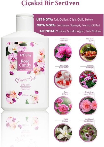 Duş Jeli - Rose Candy 250 ml