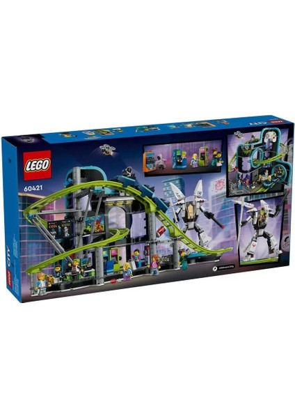 60421 LEGO City Robot Dünyası Hız Treni Parkı 986 Parça +8 Yaş