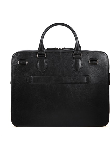 Erkek Erkek Siyah %100 Deri Evrak Çantası 50295670-VR046 fırsatları