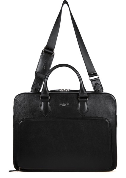 Erkek Erkek Siyah %100 Deri Evrak Çantası 50295670-VR046 indirimleri