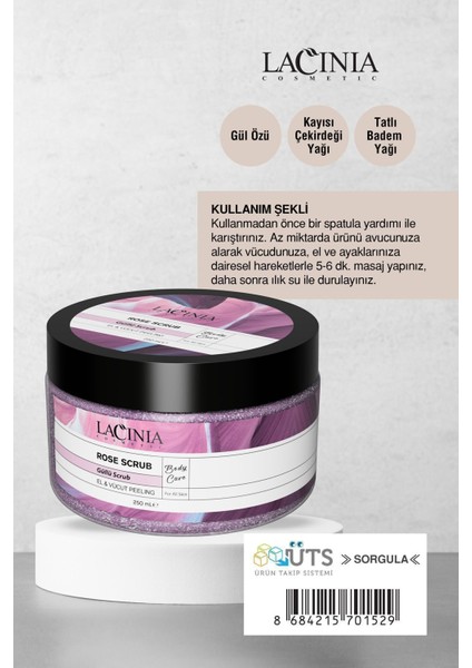 Güllü Scrub ( El ve Vücut Peeling ) 250ml modelleri