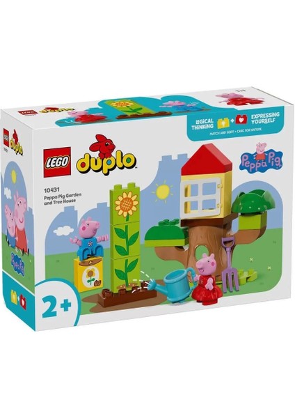 10431 LEGO Duplo Peppa Pig Bahçe ve Ağaç Ev 20 Parça +2 Yaş