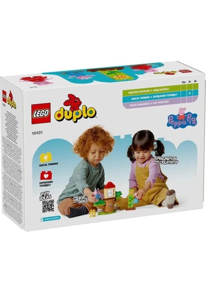 10431 LEGO Duplo Peppa Pig Bahçe ve Ağaç Ev 20 Parça +2 Yaş