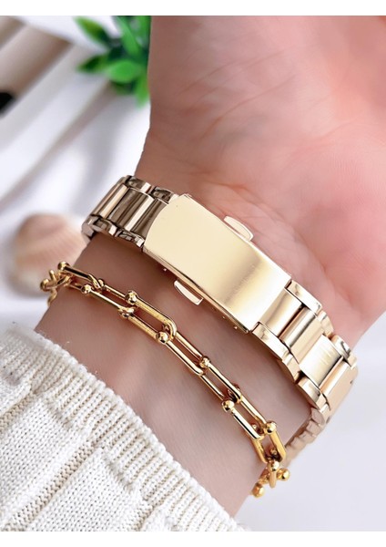 Özel Tasarım Vintage Seri Kadın Kol Saati+ Bileklik Hediyeli CL8365.BM1 modelleri