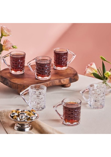 Begonya 6'lı Çay Bardağı Seti 195 ml