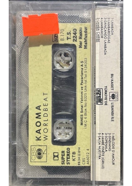 Kaset Kaoma Worldbeat Kaset fiyatları