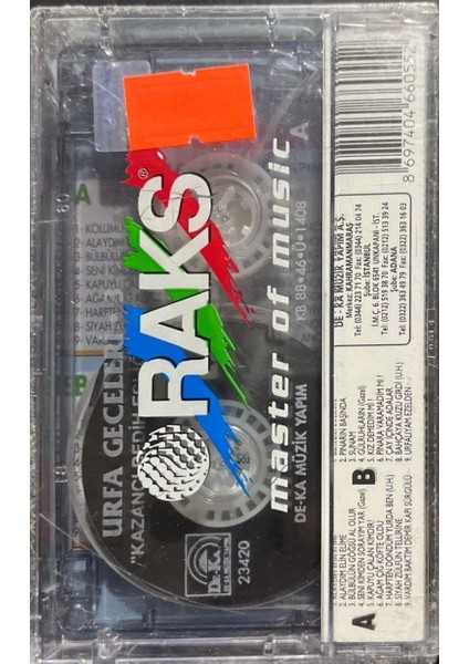 Kaset Kazancı Bedih Eşliğinde Urfa Geceleri 3 Açılmamış Jelatininde Kaset fiyatları