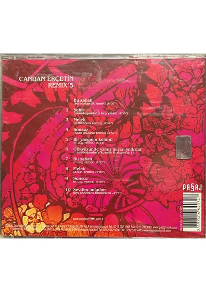 CD Candan Erçetin Remix 5 CD fiyatları