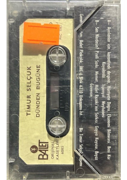 Kaset Timur Selçuk Dünden Bugüne Kaset