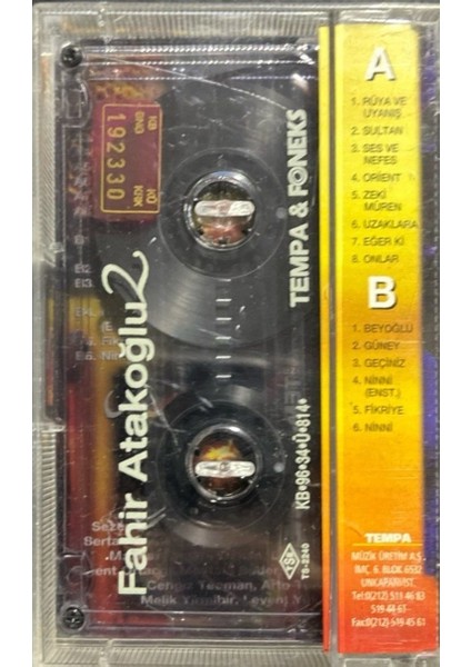 Kaset Fahir Atakoğlu 2 Kaset fiyatları