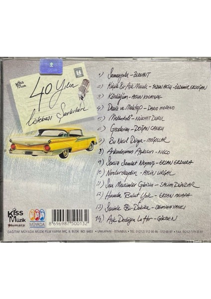 CD 40 Yılın Liste Başı Şarkıları CD fiyatları
