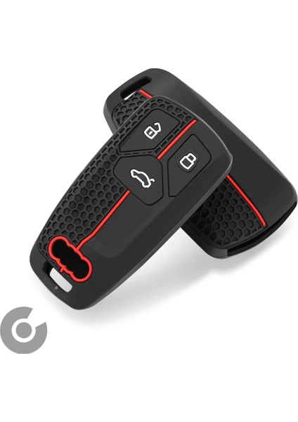 Audi A6 A5 A4 Q7 Q5 S4 S5 S7 B9 A4L 4m 8W Tt Tts Rs 8s Silikon Desenli Anahtar Kılıfı