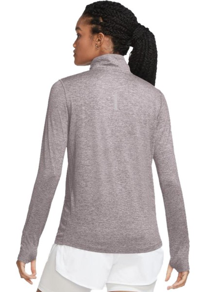 Dri-Fit Runnig Element Half Zip Long Kadın Lila Çeyrek Fermuar Antreman Üstü fiyatları