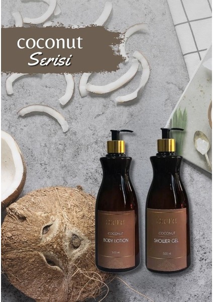 Ixora Coconut Serisi Duş Jeli ve Vücut Losyonu Seti 500 ml fiyatları