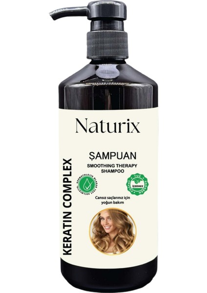 Keratin Kompleks Saç Bakım Seti 600ML Şampuan + 500ML Maske