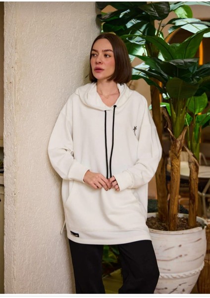 Yıldız Broş Detaylı Kanguru Cepli Tunik modelleri