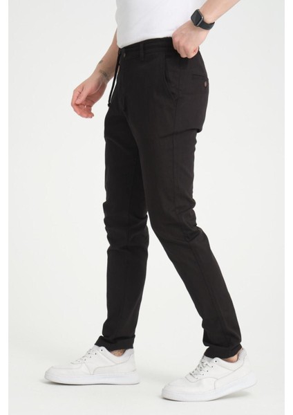 Lastikli Bağcıklı Fermuarlıpamuk Erkek Pantolon indirimleri