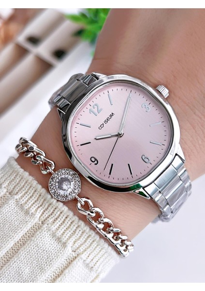 Özel Tasarım Vintage Seri Kadın Kol Saati+ Bileklik Hediyeli CL8365.BM7