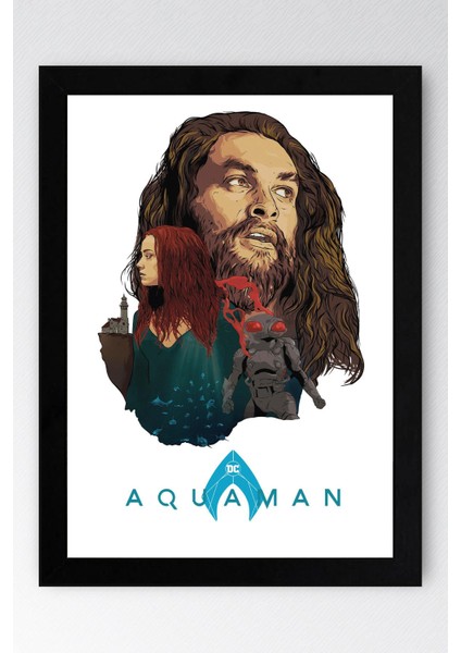 Aquaman Çerçeveli Tablo - Marvel Poster Tablo