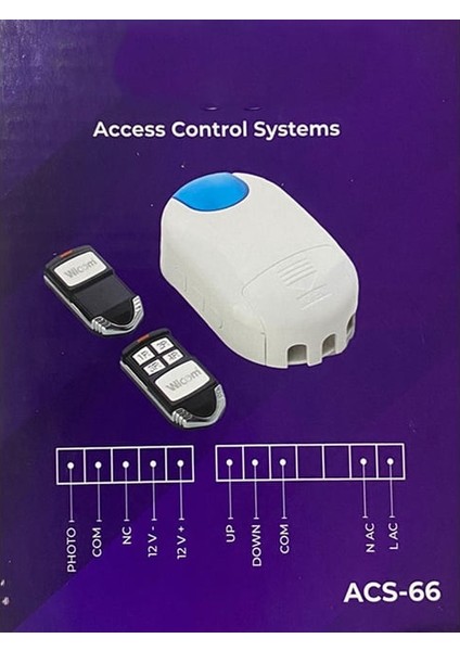 Acs-66 Fotoselli 220V 2ın1 Otomatik Kepenk Alıcısı Set 2 Adet Ku modelleri