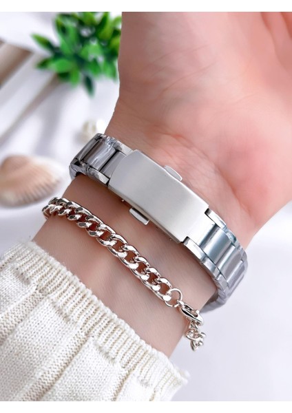 Özel Tasarım Vintage Seri Kadın Kol Saati+ Bileklik Hediyeli CL8365.BM7 modelleri