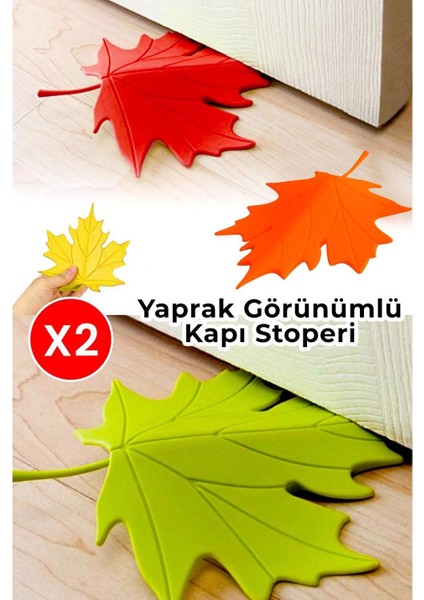 2'li Yaprak Görünümlü Kapı Altı Stoperi