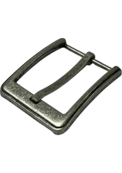 Kemer Tokası 3,5 cm Gümüş Kalay Renk 1 Adet (Leathercraft, Deri Hobi)