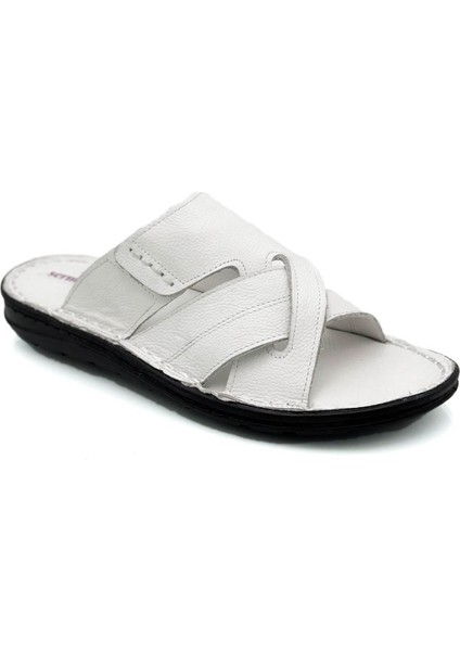 Erkek Terlik Hafif Terlik Deri G Şır Beyaz fırsatları