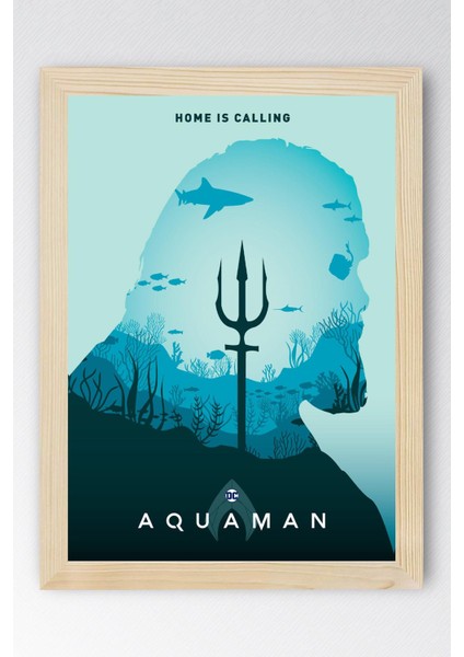 Aquaman Çerçeveli Tablo - Marvel Poster Tablo