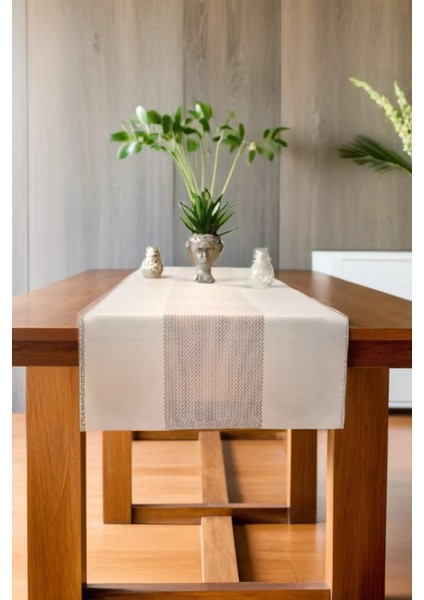Modern Lazer Kesim Damalı Runner 40*140