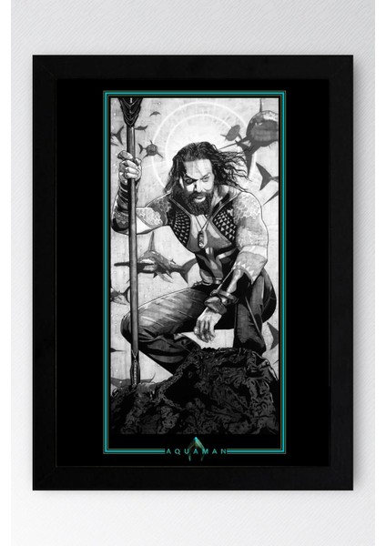 Aquaman Çerçeveli Tablo - Marvel Poster Tablo