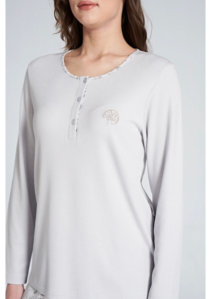 Kadın Uzun Kol Büyük Beden Pijama Takımı fiyatları