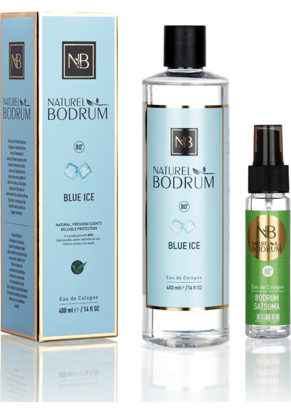 Kolonya Blue Ice 400ML & Satsuma 60ML