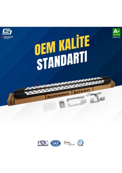 VW Transporter T5 Kısa Şase TrimLine Gri Yan Basamak 215 Cm 2003-2015 A+ Kalite