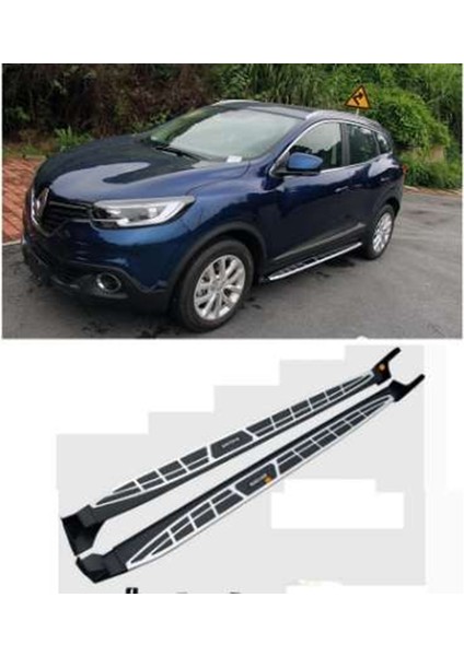 Renault Kadjar Uyumlu 2014- Yan Basamak Koruma Side Step Square Style
