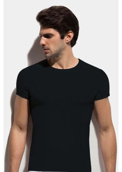 Erkek Beyaz Bambu T-Shirt 1459 ONL-02559