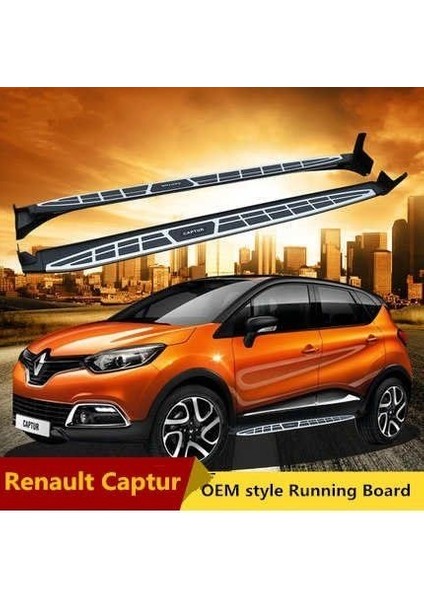 Renault Captur Uyumlu 2014 2017 Yan Basamak Side Step Square Style