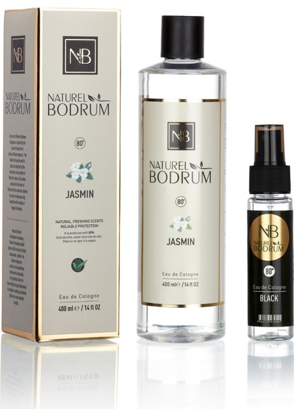 Kolonya Yasemin 400ML & Black 60ML