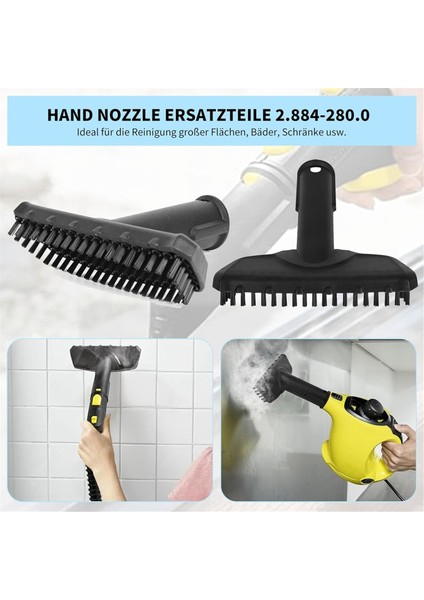 Karcher Buharlı Temizleyici Sc1 Sc2 Sc3 Sc4 Sc5 Için, El Nozulu Yedek Parçaları 2.884-280.0, Yuvarlak Fırça Bezi Aksesuarları (Yurt Dışından) fırsatları