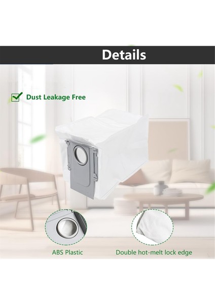 Roborock Qrevo Maxv, Qrevo S, Qrevo Pro Robot Vakum Ana Yan Fırça Hepa Filtre Paspas Pedi Toz Torbası Aksesuar Seti (Yurt Dışından) fırsatları