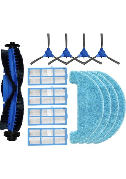 Polaris Pvcr 1050 / 1229 / 3200 / 1020 / 1028 Iq Home Aqua Roller Yan Fırça Filtre Paspas Bezleri Robot Süpürgeler Için (Yurt Dışından)