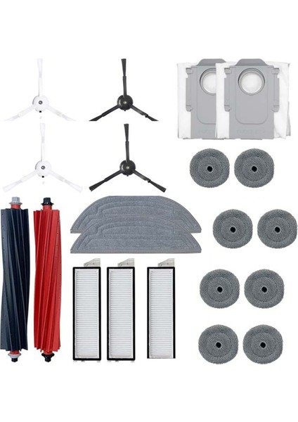 Roborock G20S S8 Maxv Ultra Süpürge Aksesuarları Için 21 Adet Ultra Dayanıklı Aksesuarlar (Yurt Dışından)