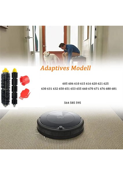 Yedek Parça Ana Fırça Yan Fırça Hepa Filtresi Irobot Roomba 600SERISI 630 650 Elektrikli Süpürge Aksesuarları (Yurt Dışından) modelleri