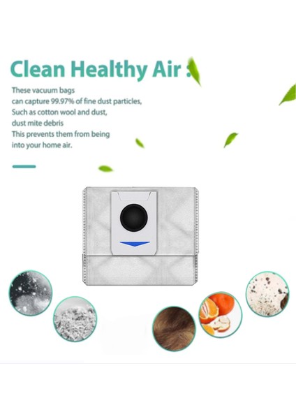 Ecovacs Deebot T20/T20MAX/T20PRO/X1 OMNI/T10 Omni/turbo Robot Süpürge Yedek Parçaları Için 6 Adet Aksesuar Kiti (Yurt Dışından)