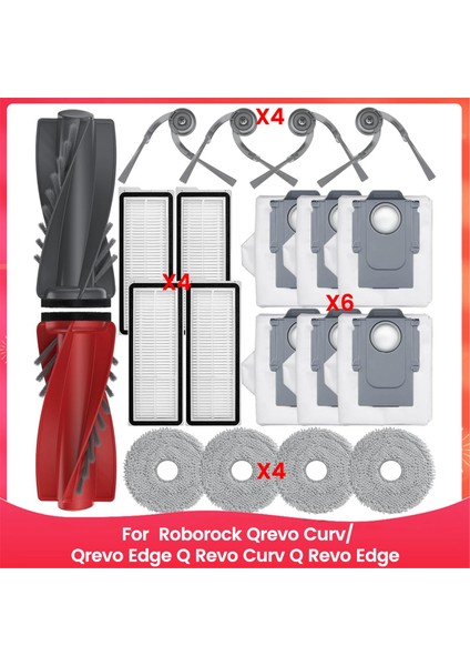Roborock Qrevo Curv/qrevo Edge,q Revo Curv Q Revo Edge Elektrikli Süpürge Aksesuarları Için Yedek Parçalar (Yurt Dışından)