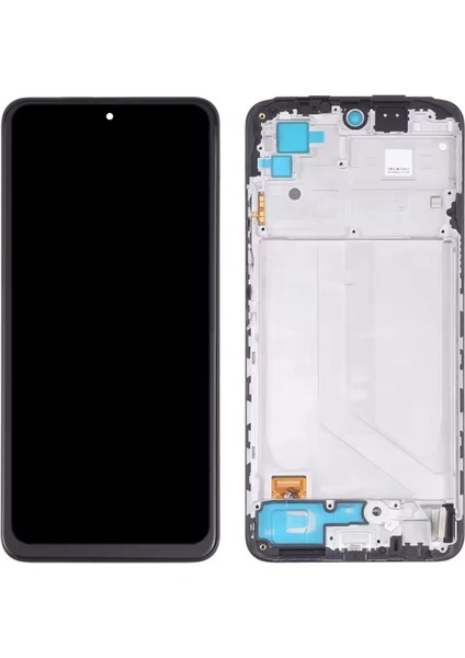Xiaomi Redmi Note 10 4g LCD Ekran Dokunmatik Çıtalı Siyah Tft Aaa Kalite