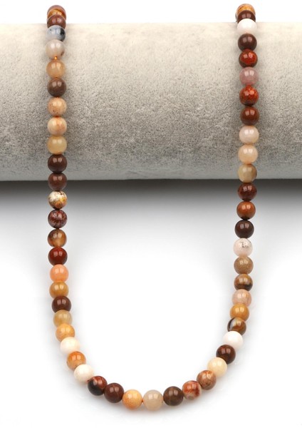 Fosil Mercan Doğaltaş Dizi 6 mm Küre Kesim fiyatları