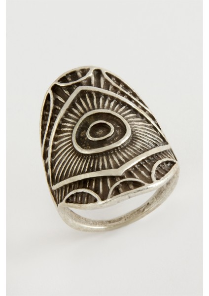 Osmanlı Işlemeli Metal Yüzük