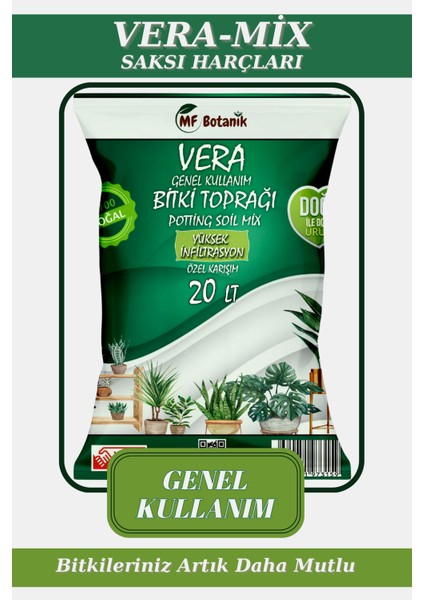 Vera Genel Kullanım Ithal Bitki Toprağı 10 Litre