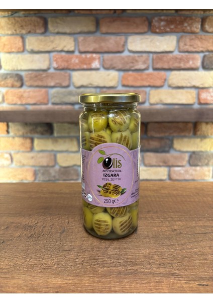 Izgara Yeşil Zeytin - Süzme Ağırlık 250 Gr. - Cam Kavanoz modelleri